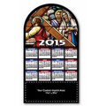 Stained Glass Process Color Calendar (3 7/8"x6 7/8")